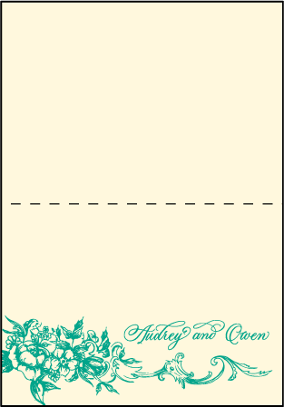 Conservatory Letterpress Thank You Card Fold Design Medium