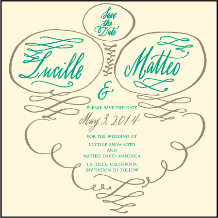 Coronado Letterpress Save The Date Design Medium