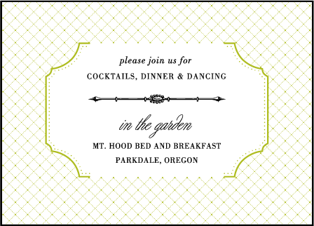 Cotillion Letterpress Reception Design Medium