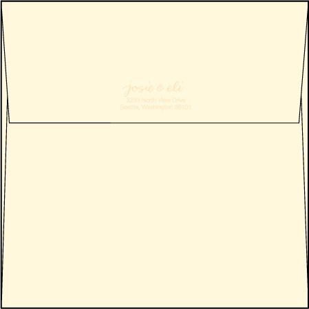 Dada Letterpress Envelope Design Medium