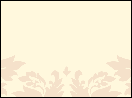 Damask Letterpress Favor Card Design Medium