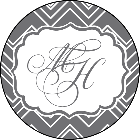 Darla Letterpress Coaster Design Medium