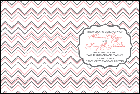 Darla Letterpress Program Design Medium