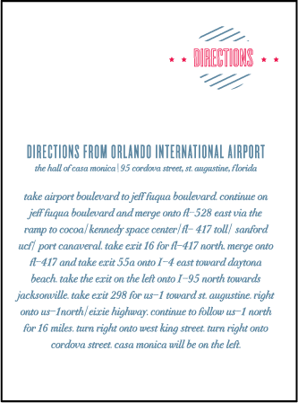 Destination Post Letterpress Direction Design Medium