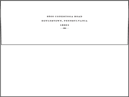 Deveril Letterpress Envelope Design Medium