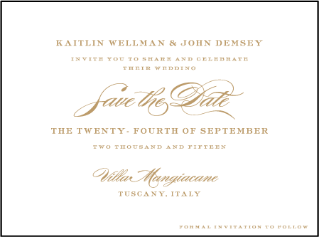 Deveril Letterpress Save The Date Design Medium