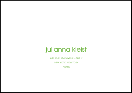 Dewdrop Letterpress Reply Envelope Design Medium