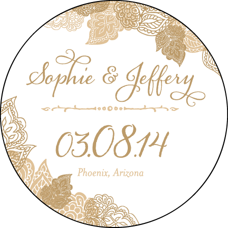 Divya Formal Letterpress Coaster Design Medium