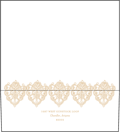 Divya Formal Letterpress Envelope Design Medium