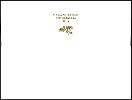 Dolce Letterpress Envelope Design Medium