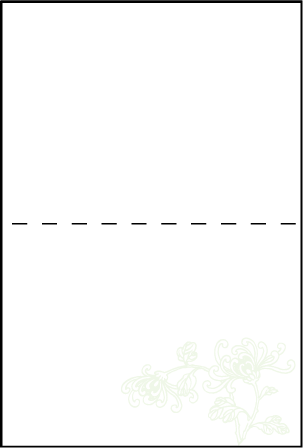 Dolce Letterpress Placecard Fold Design Medium