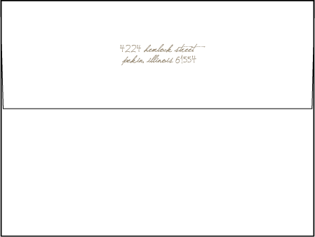 Drawing Room Letterpress Envelope Design Medium
