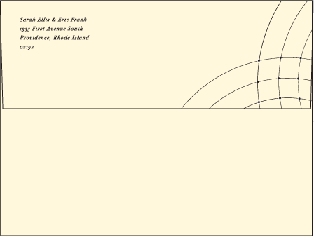 Duet Letterpress Envelope Design Medium