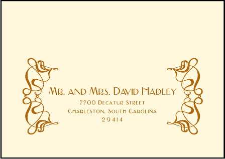 Emile Letterpress Reply Envelope Design Medium