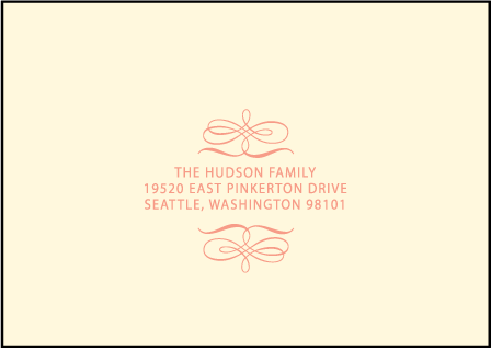 Enya Letterpress Reply Envelope Design Medium