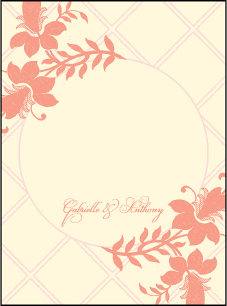 Enya Letterpress Thank You Card Flat Design Medium