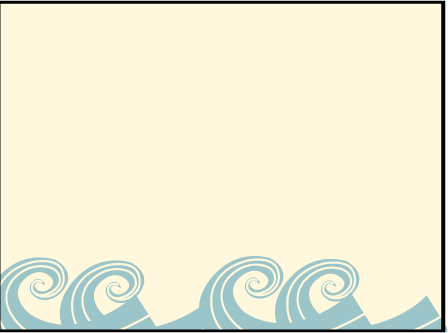 Erte Beach Letterpress Placecard Flat Design Medium