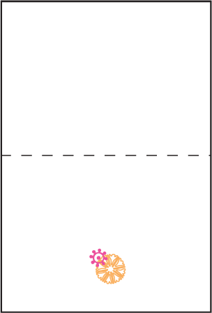 Esperanza Letterpress Placecard Fold Design Medium