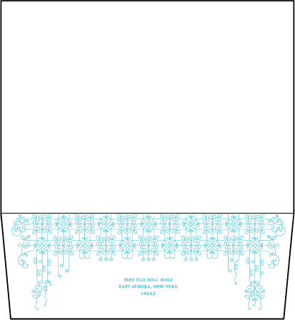 Exuberance Letterpress Envelope Design Medium