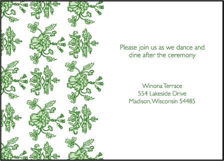 Festoon Letterpress Reception Design Medium