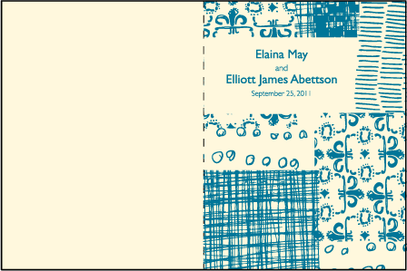 Fig Letterpress Program Design Medium