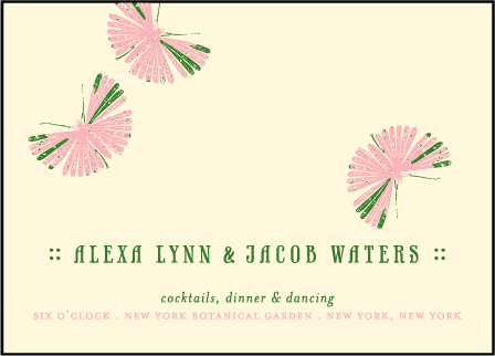 Flit Letterpress Reception Design Medium