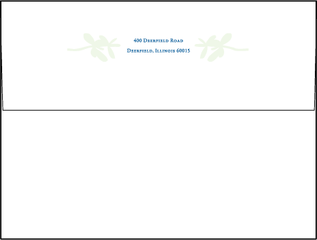 Flora Letterpress Envelope Design Medium