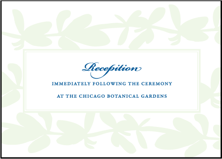 Flora Letterpress Reception Design Medium