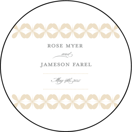 Florosa Letterpress Coaster Design Medium
