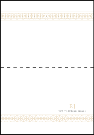 Florosa Letterpress Thank You Card Fold Design Medium
