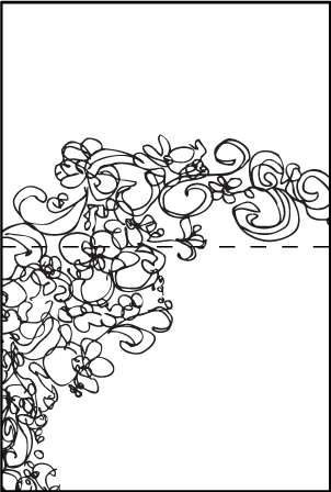 Flourish Letterpress Placecard Fold Design Medium