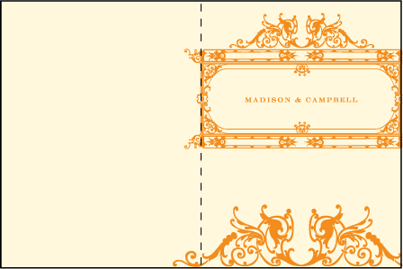 Fontaine Letterpress Program Design Medium