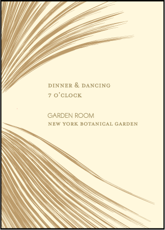 Glamorous Blooms Letterpress Reception Design Medium