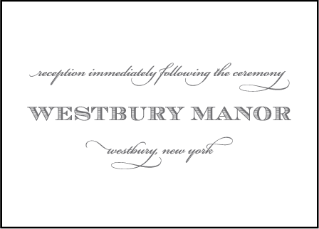 Gracelyn Vintage Letterpress Reception Design Medium