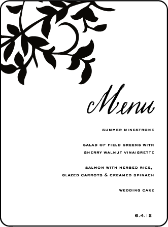 Gramercy Letterpress Menu Design Medium