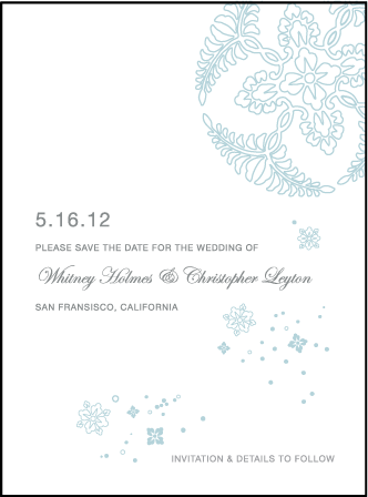 Hana Letterpress Save The Date Design Medium