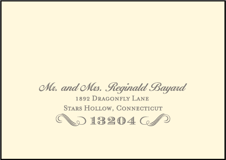 Harlow Letterpress Reply Envelope Design Medium