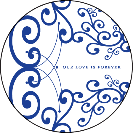 Harp Letterpress Coaster Design Medium