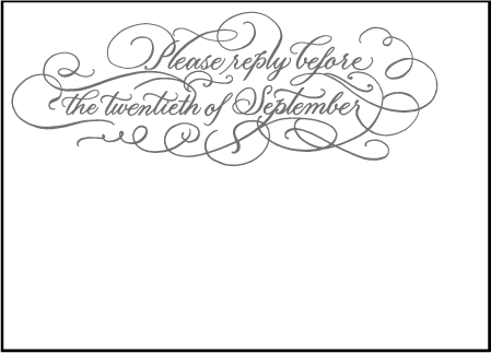 Hayes Calligraphy Letterpress Reply Design Medium