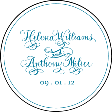 Helena Letterpress Coaster Design Medium