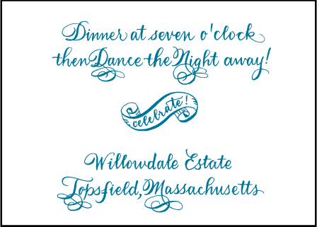 Helena Letterpress Reception Design Medium