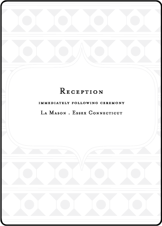 Hoxton Letterpress Reception Design Medium