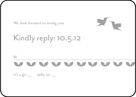 Hummingbirds Letterpress Reply Design Medium