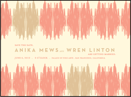Ikaty Letterpress Save The Date Design Medium