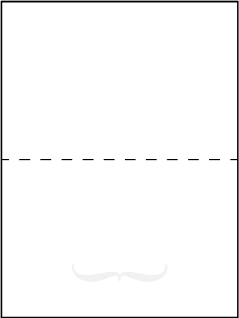 Irving Letterpress Placecard Fold Design Medium