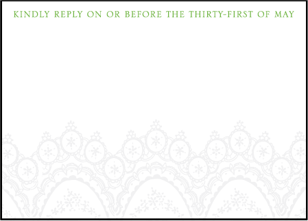 Istanbul Lace Letterpress Reply Design Medium