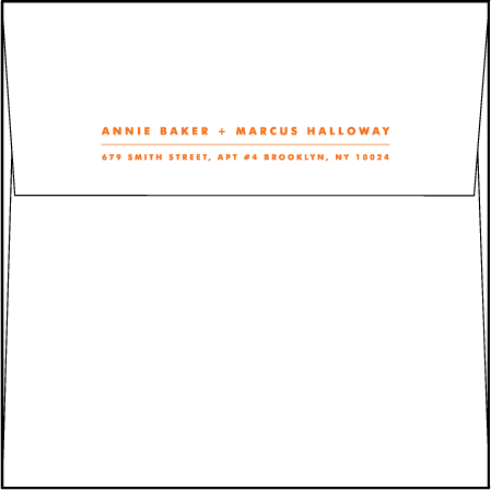 Jack and Jill Letterpress Envelope Design Medium