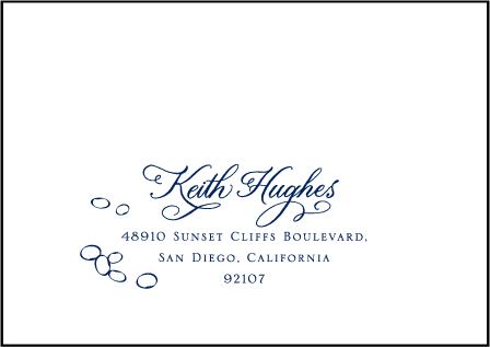 Janelle Elegance Letterpress Reply Envelope Design Medium