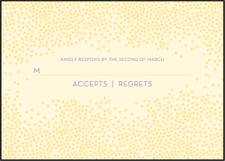 Joie de Vivre Letterpress Reply Design Medium