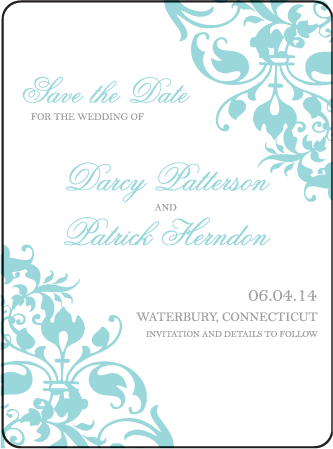 Jolie Letterpress Save The Date Design Medium
